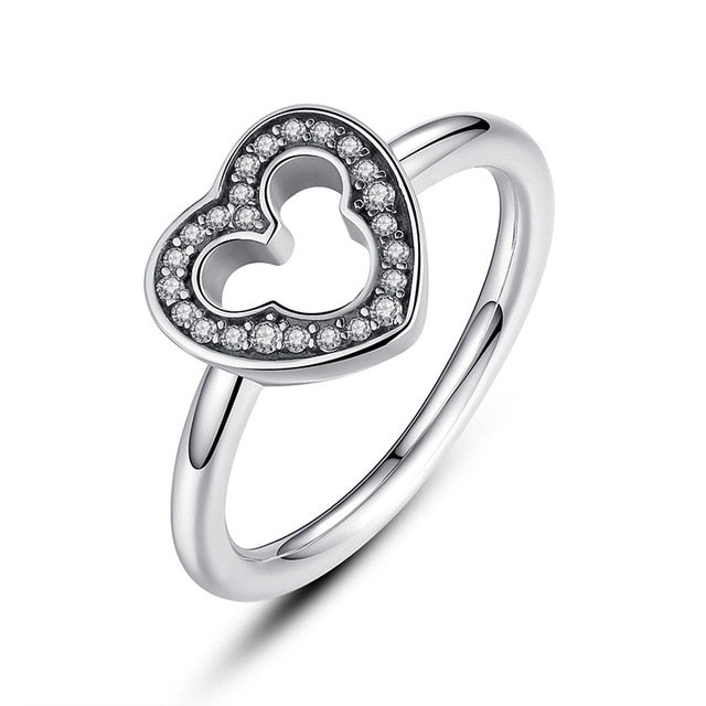 Fashion Crystal Wedding Ring For Women Infinity Love Flower Finger Ring Cocktail Party Brand Ring Jewelry Dropshipping