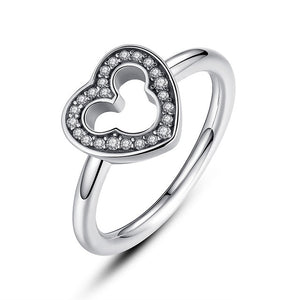 Fashion Crystal Wedding Ring For Women Infinity Love Flower Finger Ring Cocktail Party Brand Ring Jewelry Dropshipping