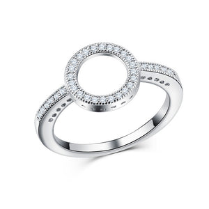 Fashion Crystal Wedding Ring For Women Infinity Love Flower Finger Ring Cocktail Party Brand Ring Jewelry Dropshipping
