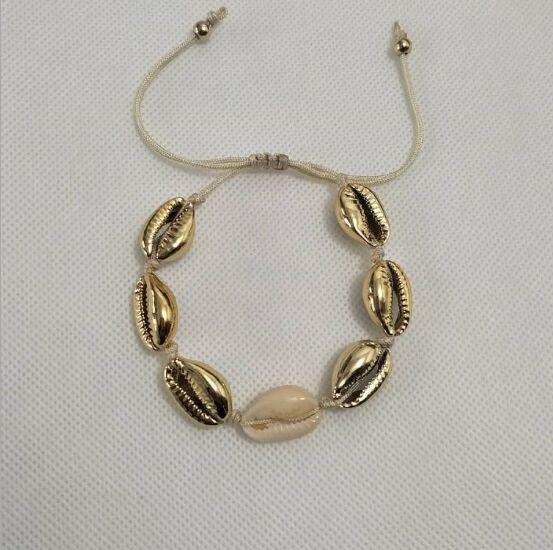 Cowrie shell Bracelet femme Adjustable boho Macrame friendship Real Seashell Bracelet Mothers Day Jewelry Gift 8445-8450