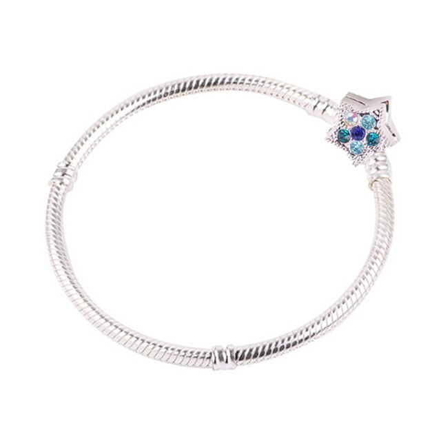 Animal Mickey Charm Bracelets & Bangles Women Jewelry Minnie Pink Bow-Knot Pendant Brand Bracelet DIY Handmade for Girl Gift