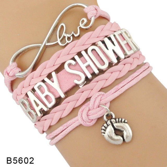 Infinity Love Family Mom Bracelets for Women Mother Baby Shower Mimi Children Bracelets for Father Papa Dad