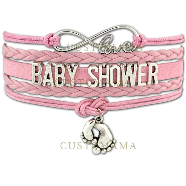 Infinity Love Family Mom Bracelets for Women Mother Baby Shower Mimi Children Bracelets for Father Papa Dad