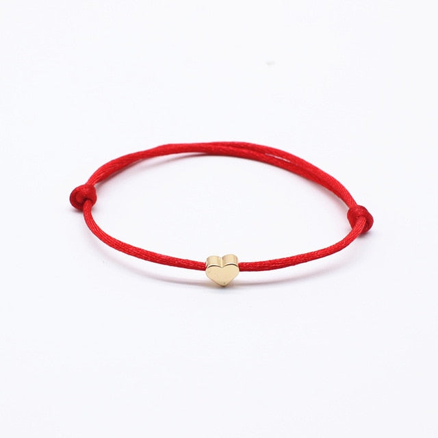 2019 new Lucky Heart star Bracelet For Women Children Red color Rope String Adjustable Handmade Bracelet Jewelry simple Bracelet