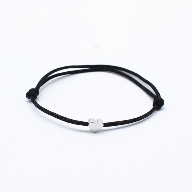 2019 new Lucky Heart star Bracelet For Women Children Red color Rope String Adjustable Handmade Bracelet Jewelry simple Bracelet