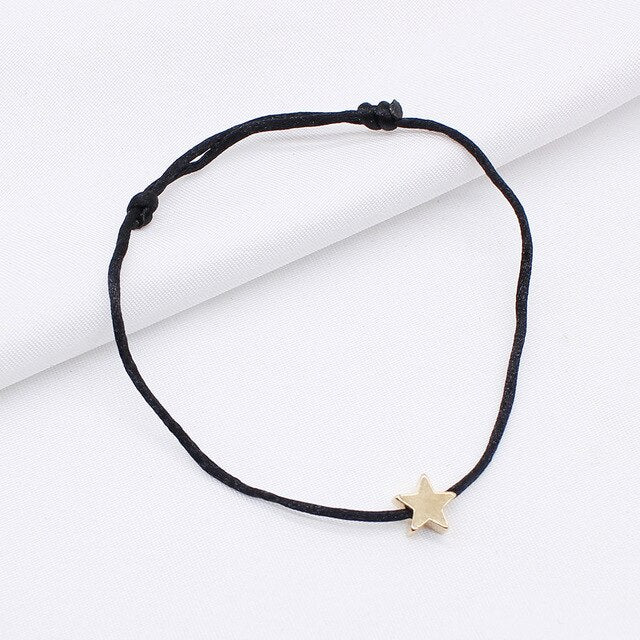 2019 new Lucky Heart star Bracelet For Women Children Red color Rope String Adjustable Handmade Bracelet Jewelry simple Bracelet