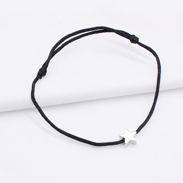 2019 new Lucky Heart star Bracelet For Women Children Red color Rope String Adjustable Handmade Bracelet Jewelry simple Bracelet