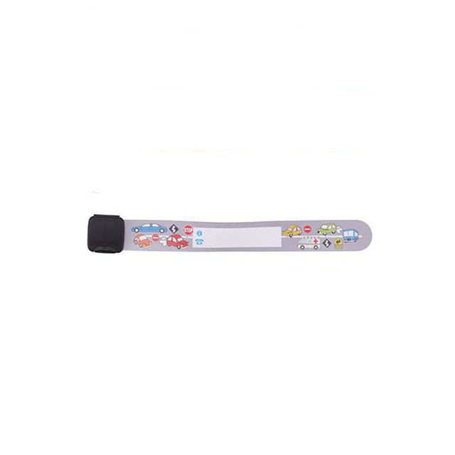 1/4pcs/Set Child Safety Identification Wristband Variety of Designs and Colours Fully Adjustable Band Reusable Safety Wristband