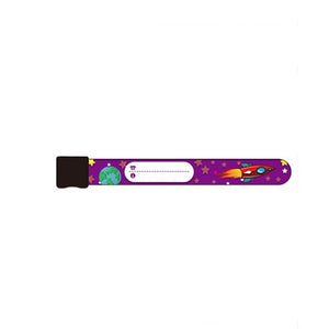 1/4pcs/Set Child Safety Identification Wristband Variety of Designs and Colours Fully Adjustable Band Reusable Safety Wristband