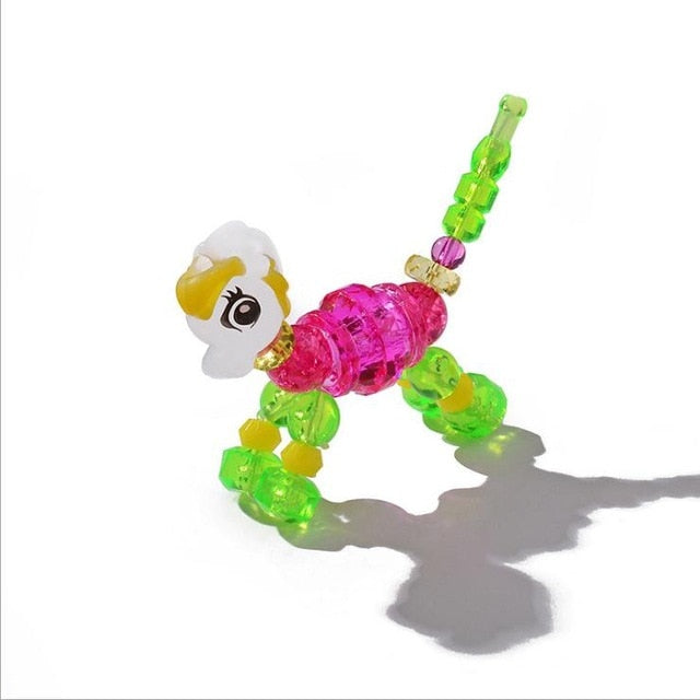 Wholesale Cross border hot toys, deformed animals Bracelet super sprouting surprise twist magic pet DIY children Bracelet bangle