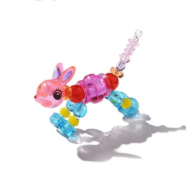 Wholesale Cross border hot toys, deformed animals Bracelet super sprouting surprise twist magic pet DIY children Bracelet bangle
