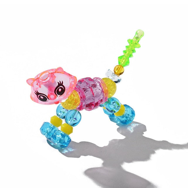 Wholesale Cross border hot toys, deformed animals Bracelet super sprouting surprise twist magic pet DIY children Bracelet bangle