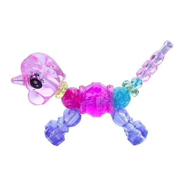 Wholesale Cross border hot toys, deformed animals Bracelet super sprouting surprise twist magic pet DIY children Bracelet bangle