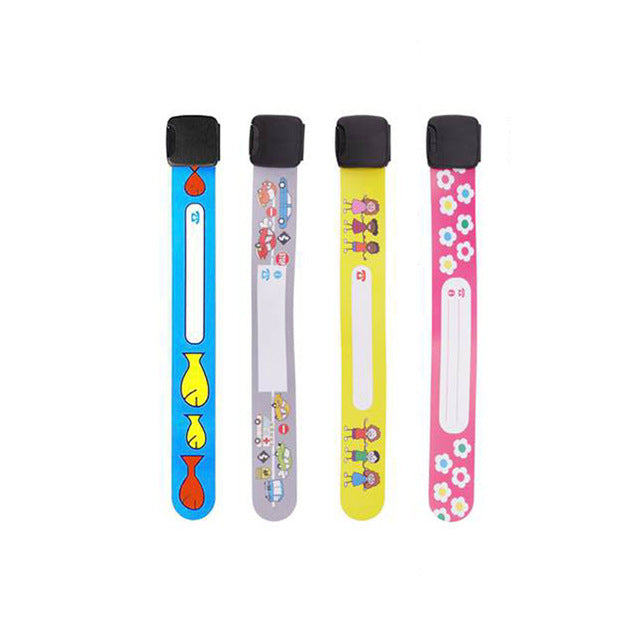 4Pcs/8Pcs/Set Children Outdoor Safe Anti-lost Wristband Safety Recognition Bracelet For Kids Adjustable Waterproof Wrist Strap