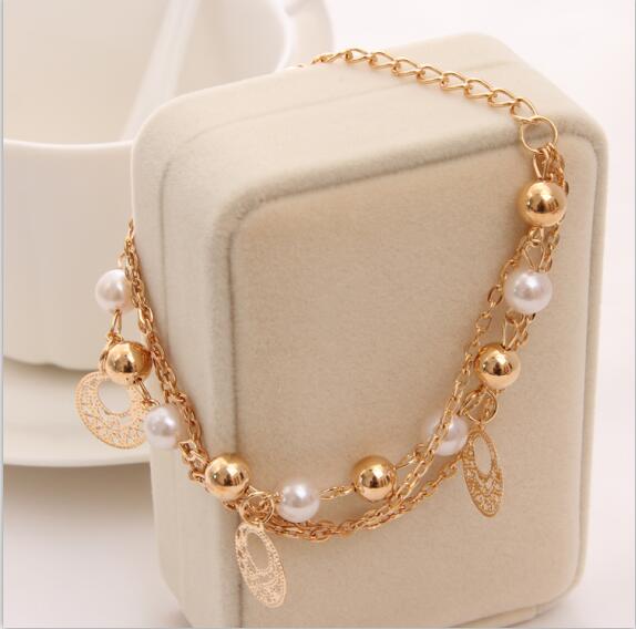 MINHIN Sweety Butterfly Decoration Charming Bracelet For Girl New Design Multi Layers Chain Bracelet Perfect Banquet Accessory