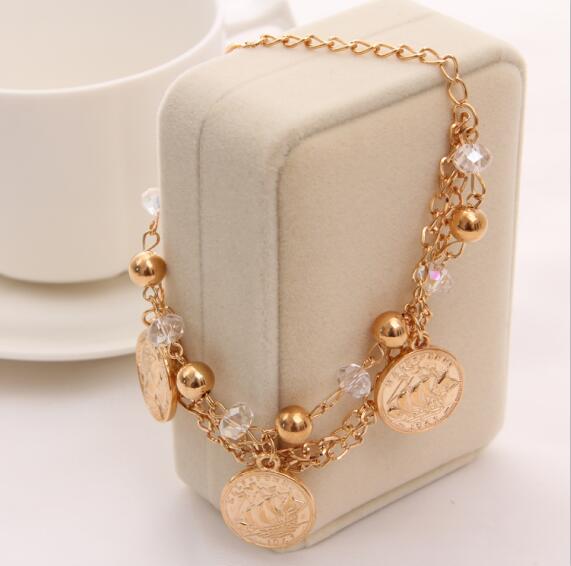 MINHIN Sweety Butterfly Decoration Charming Bracelet For Girl New Design Multi Layers Chain Bracelet Perfect Banquet Accessory