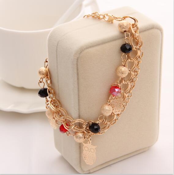 MINHIN Sweety Butterfly Decoration Charming Bracelet For Girl New Design Multi Layers Chain Bracelet Perfect Banquet Accessory