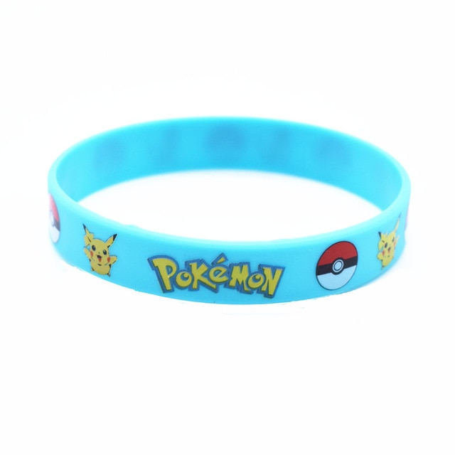 Wholesale Fashion 4 colors Wristband ID Bracelet Children Pokemon Go Team Mystic Instinct Rubber Silicone Bracelets & Bangles