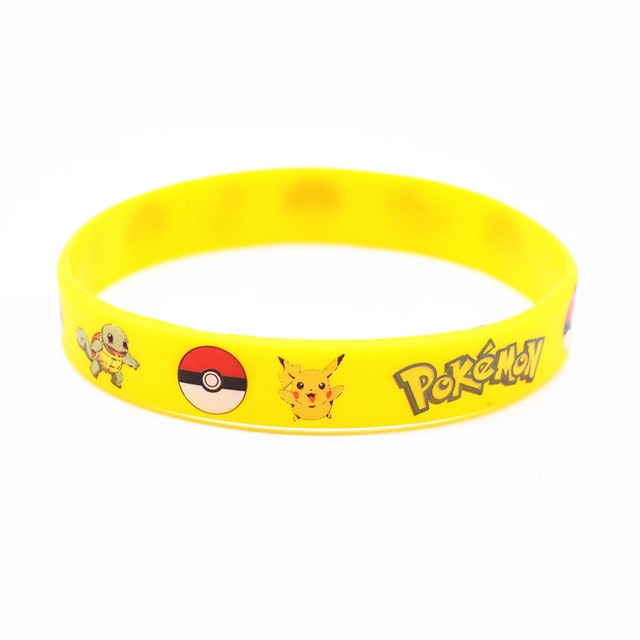 Wholesale Fashion 4 colors Wristband ID Bracelet Children Pokemon Go Team Mystic Instinct Rubber Silicone Bracelets & Bangles