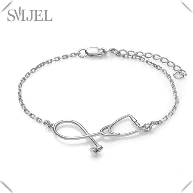 SMJEL Personalized Scissors Bracelets For Women and Girls Elegant Shears Chain Bracelet femme Mother Birthday Gift