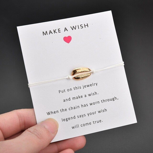 Hfarich 1pc Cowrie shell Bracelet femme Adjustable boho Macrame friendship Real Seashell Bracelet Jewelry Mothers Day Gift