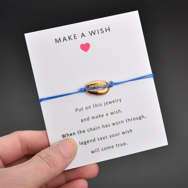 Hfarich 1pc Cowrie shell Bracelet femme Adjustable boho Macrame friendship Real Seashell Bracelet Jewelry Mothers Day Gift