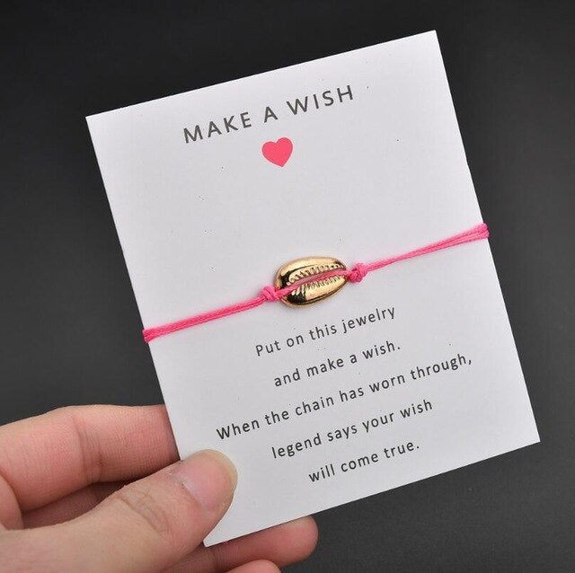 Hfarich 1pc Cowrie shell Bracelet femme Adjustable boho Macrame friendship Real Seashell Bracelet Jewelry Mothers Day Gift