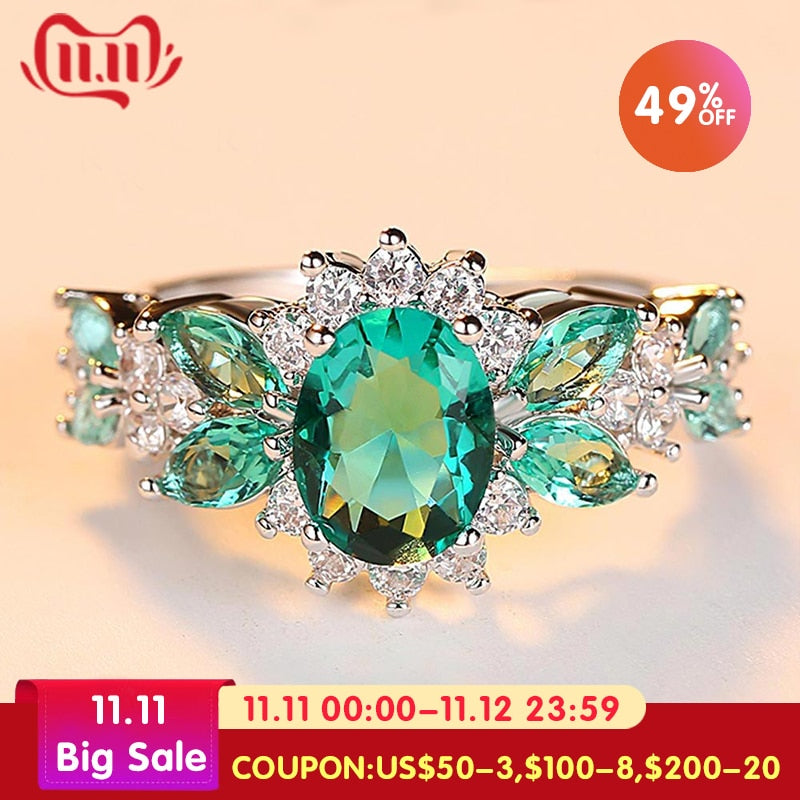 Beiver Trendy Micro Pave Cubic Zirconia White Gold Rings for Women Jewelry Rings Party Decoration Jewelry Making