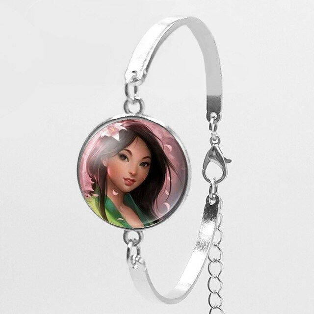 2018 New Karaoke Princess Anna Snow Queen Fashion Women Bracelet Cartoon Girl Bracelet To Map Private Custom