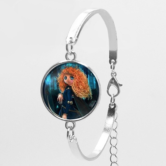 2018 New Karaoke Princess Anna Snow Queen Fashion Women Bracelet Cartoon Girl Bracelet To Map Private Custom