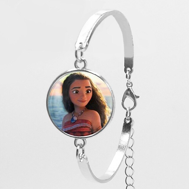 2018 New Karaoke Princess Anna Snow Queen Fashion Women Bracelet Cartoon Girl Bracelet To Map Private Custom