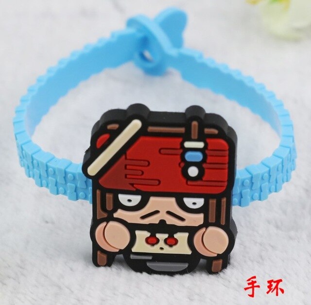 Cartoon The Avengers Spider-Man BB8 bracelets PVC Bangles Gifts for children Kids accessories Adjustable  zipper wristband