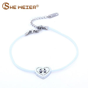 2019 Red Bracelet For Women Children Bracelet couple String Adjustable female heart hand chain friendship femme Bracelet