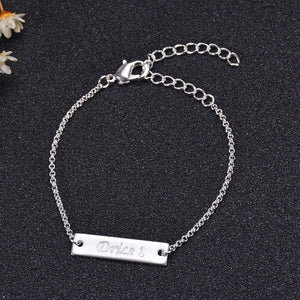 3UMeter Custom Name Bracelet Baby Adjustable Baby Toddler Child ID Bracelet Personalized Girl Boy Birthday Gift