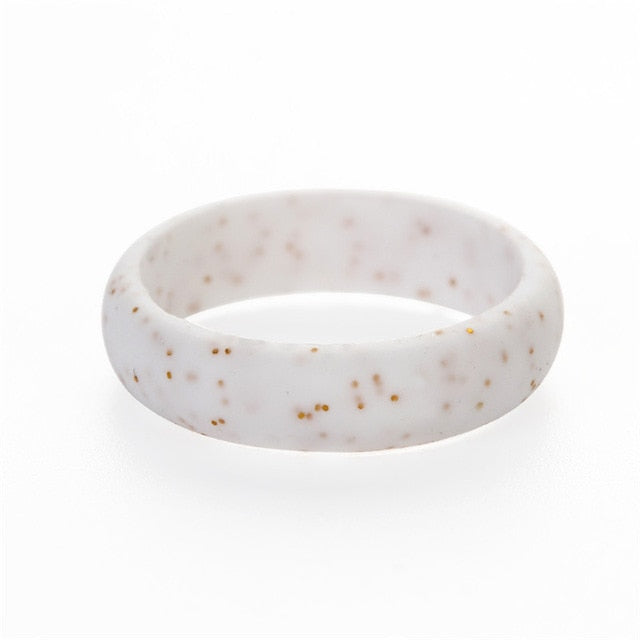 Trendy Popular 5 6 7 8 9 Size Environmental silicone Female Ring For Women Girls Office Lady Finger Jewelry