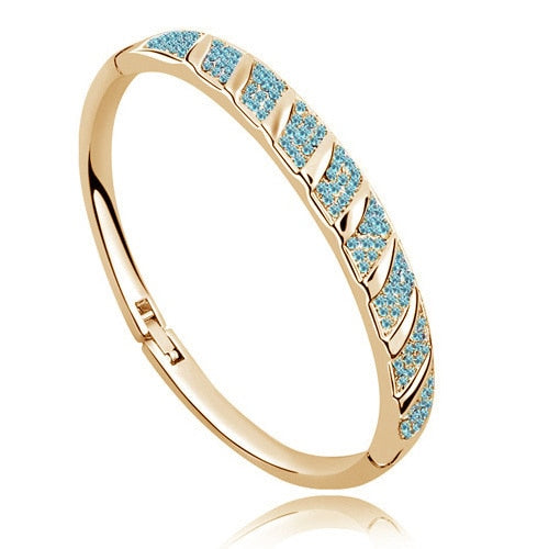 AAAA+ Rhinestone Circle Cuff Bracelet Bangl crystal fashion jewelry charms girls accessories promotion Free shipping top quality