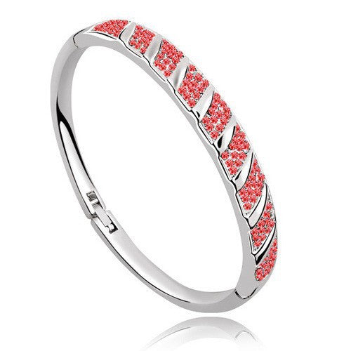 AAAA+ Rhinestone Circle Cuff Bracelet Bangl crystal fashion jewelry charms girls accessories promotion Free shipping top quality