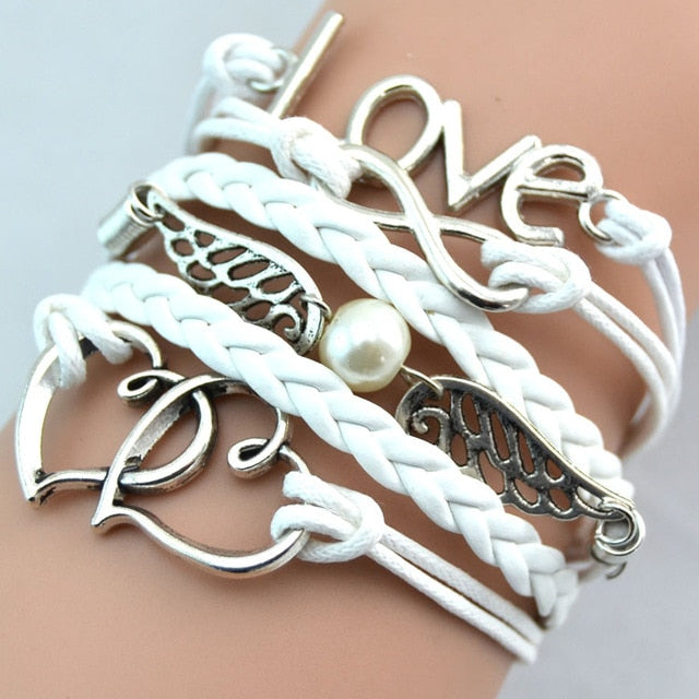 Fashion jewelry Chain Girls Heart Charm Bracelet Cartoon Kids Gift Bracelets For Women