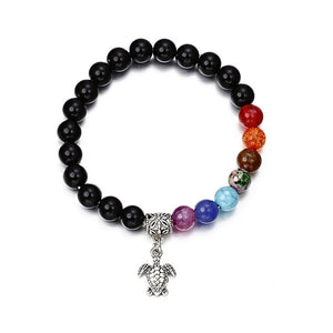 TANGYIN Charm Women Bracelet Colorful Chakra Natural Beads Stone Yoga Energy Beaded Bracelet for Women Lady Girl Jewelry Gift