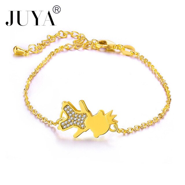 Personalized Mother Bracelets Handmade Women Kids Charms Jewelry copper zircon boys girls mama bracelets gift kawaii jewelry