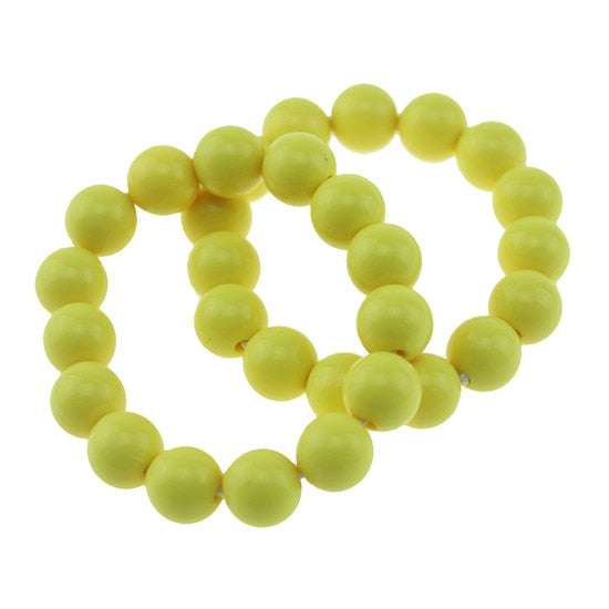 Children Bracelets Girl Acrylic Imitation Pearls With Bracelet Birthday Gift Jewelry Children' Toy Cosplay Accessory