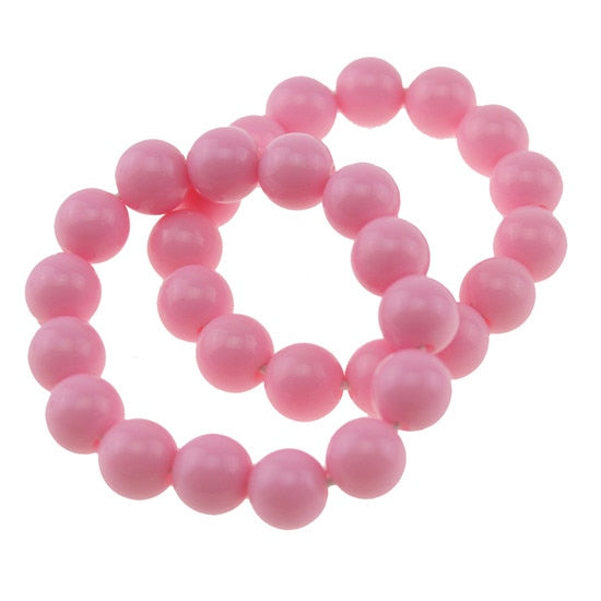 Children Bracelets Girl Acrylic Imitation Pearls With Bracelet Birthday Gift Jewelry Children' Toy Cosplay Accessory
