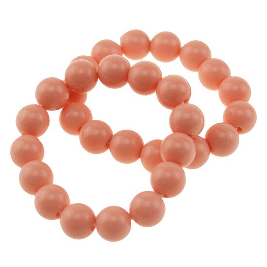 Children Bracelets Girl Acrylic Imitation Pearls With Bracelet Birthday Gift Jewelry Children' Toy Cosplay Accessory