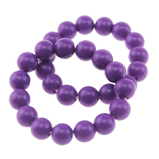 Children Bracelets Girl Acrylic Imitation Pearls With Bracelet Birthday Gift Jewelry Children' Toy Cosplay Accessory