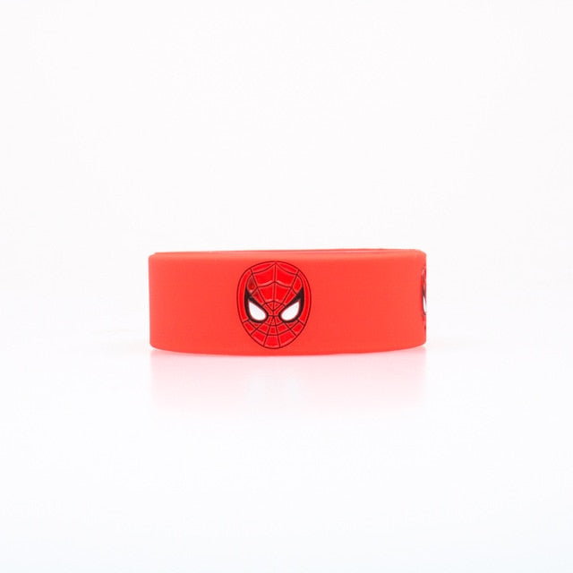Kids Sizes 1PC Bracelets High Quality Spiderman Trendy Silicone Bracelets Suitable For Children Cartoon Wristband Jerwerly Gifts
