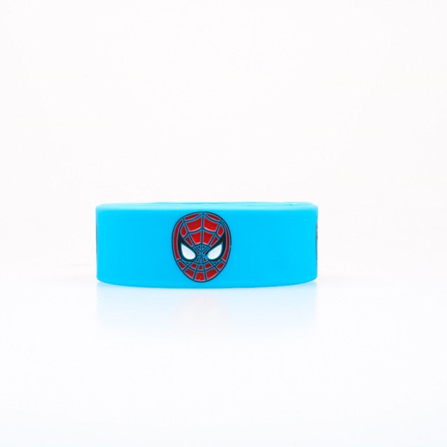 Kids Sizes 1PC Bracelets High Quality Spiderman Trendy Silicone Bracelets Suitable For Children Cartoon Wristband Jerwerly Gifts