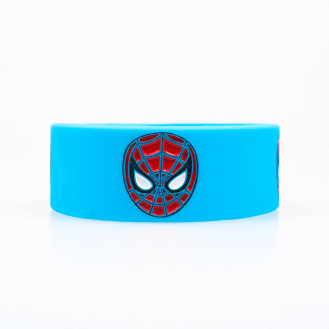Kids Sizes 1PC Bracelets High Quality Spiderman Trendy Silicone Bracelets Suitable For Children Cartoon Wristband Jerwerly Gifts