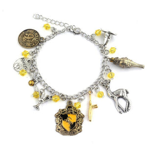 HP Bracelet Deathly Hallows Magic Stick Hat Harry Sword Charms Bracelets Bangles for Women Girl Halloween Christmas Jewelry