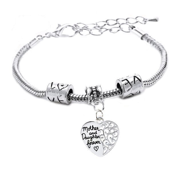 XIAOJINGLING 1pcs/2pcs/3pcs Fashion Jewelry Bracelet Mother and Daughter Gifts Best Friend / Sister Gifts Bracelets For Women