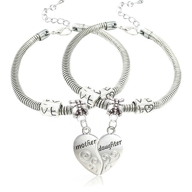 XIAOJINGLING 1pcs/2pcs/3pcs Fashion Jewelry Bracelet Mother and Daughter Gifts Best Friend / Sister Gifts Bracelets For Women